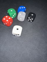 Large 25mm Mana Tracking Dice | All MTG Colors | Set of 6