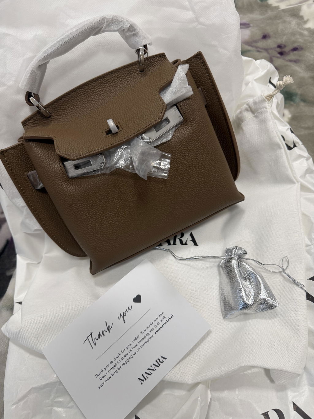 MINI AURA DAILY BAG - DARK TAUPE