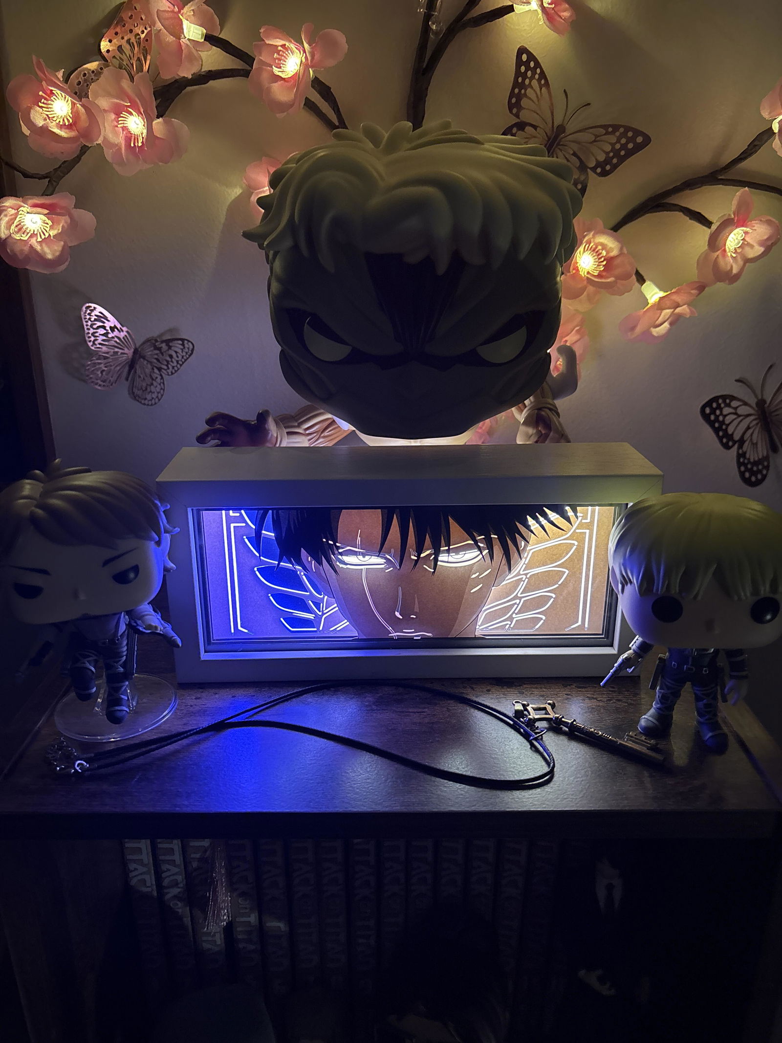 Levi Light Box – Bold Attack on Titan LED Decor for Fans – Manga