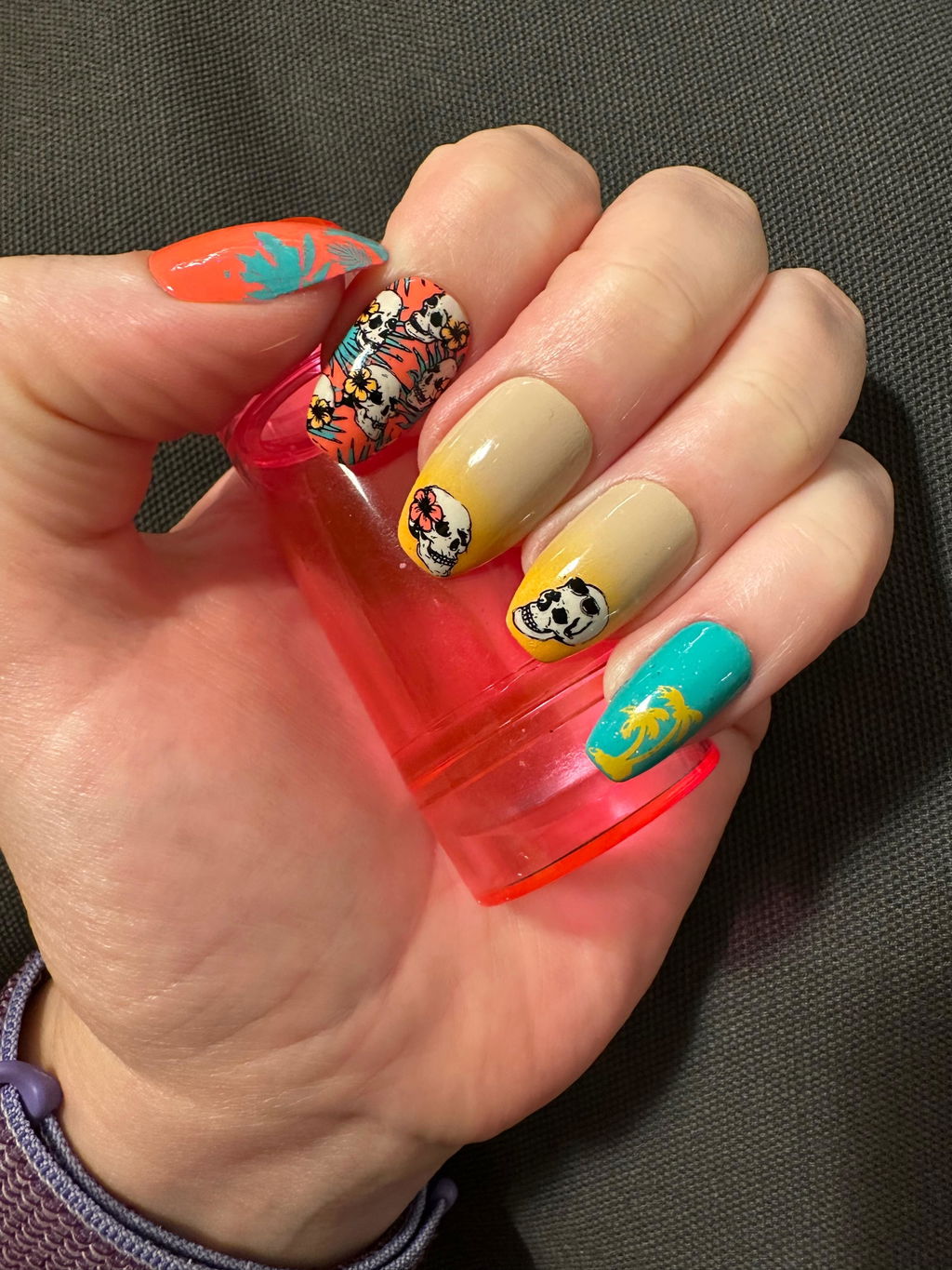 Creepy Tiki: Spirited Luau (MXM111) - Nail Stamping Plate