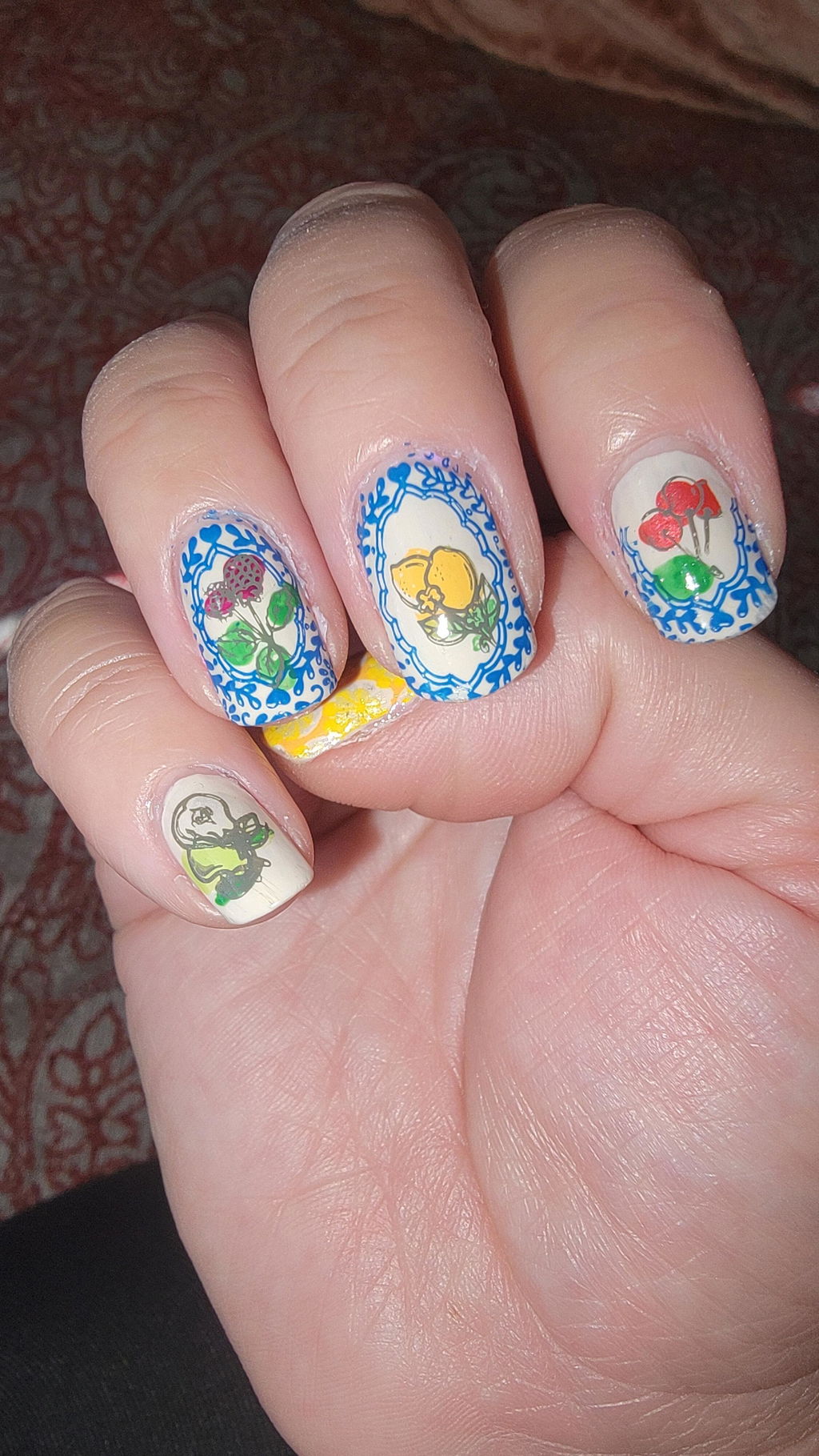 Tutti Frutti: Fruit Basket (MXM151) - Nail Stamping Plate