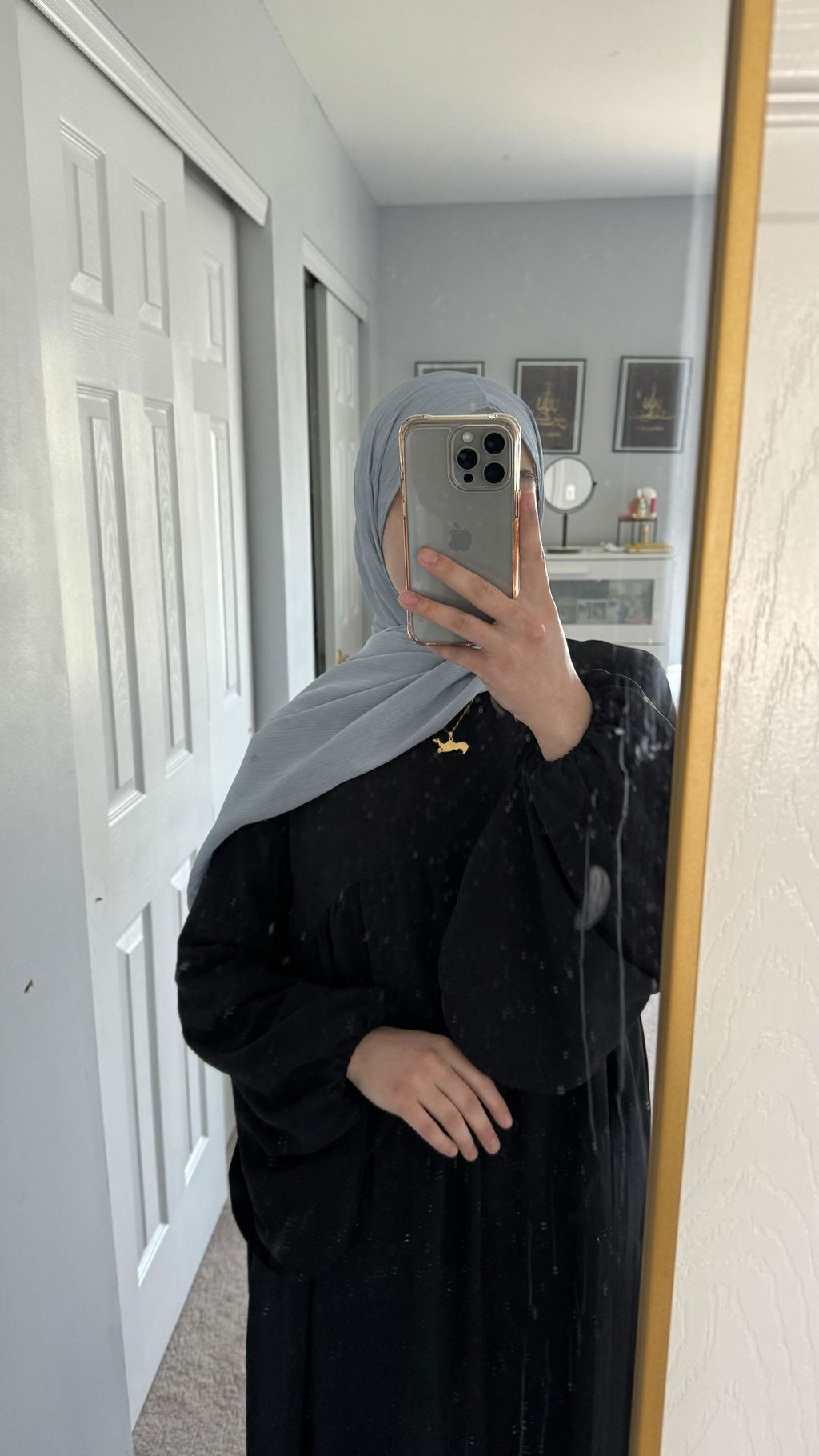 Reversible Abaya Made With Crepe Fabric (MA035)