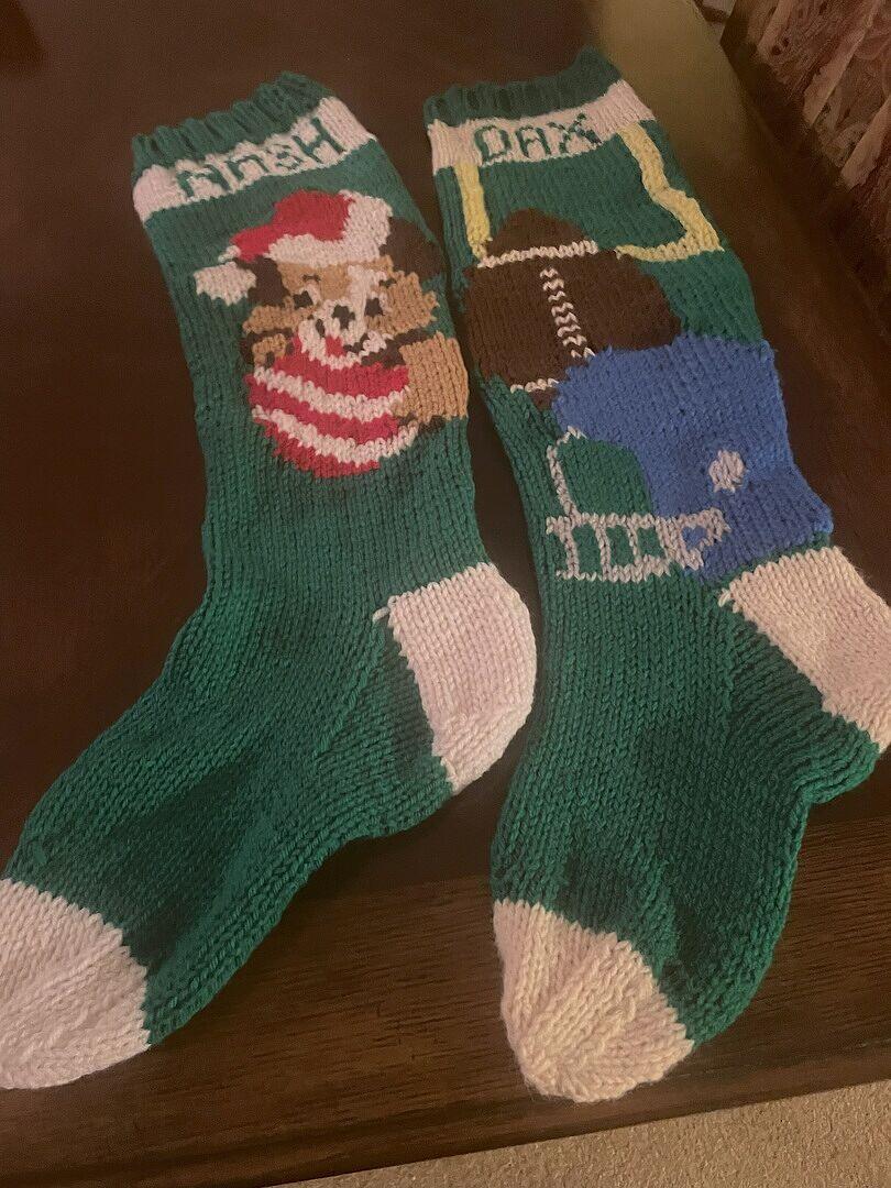 Puppy and Kitty Christmas Stockings Pattern | Mary Maxim