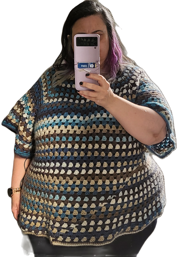 Granny Pop Crochet Pullover Sweater – Mary Maxim