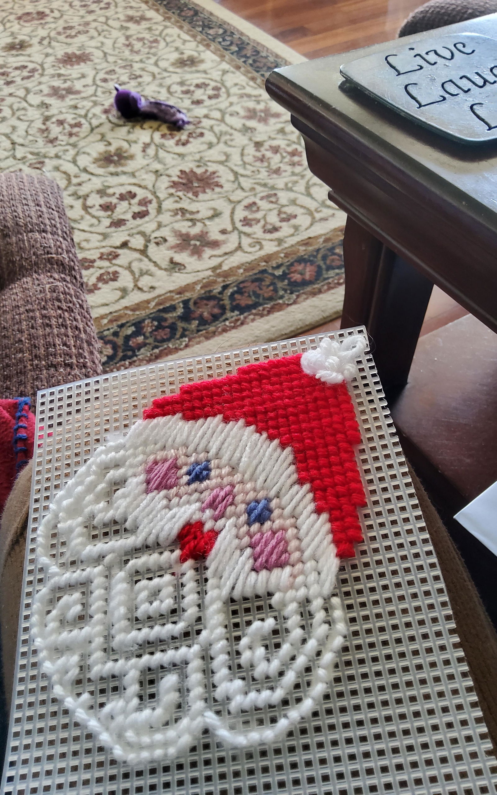 Santa Plastic Canvas Ornament Kit – Mary Maxim