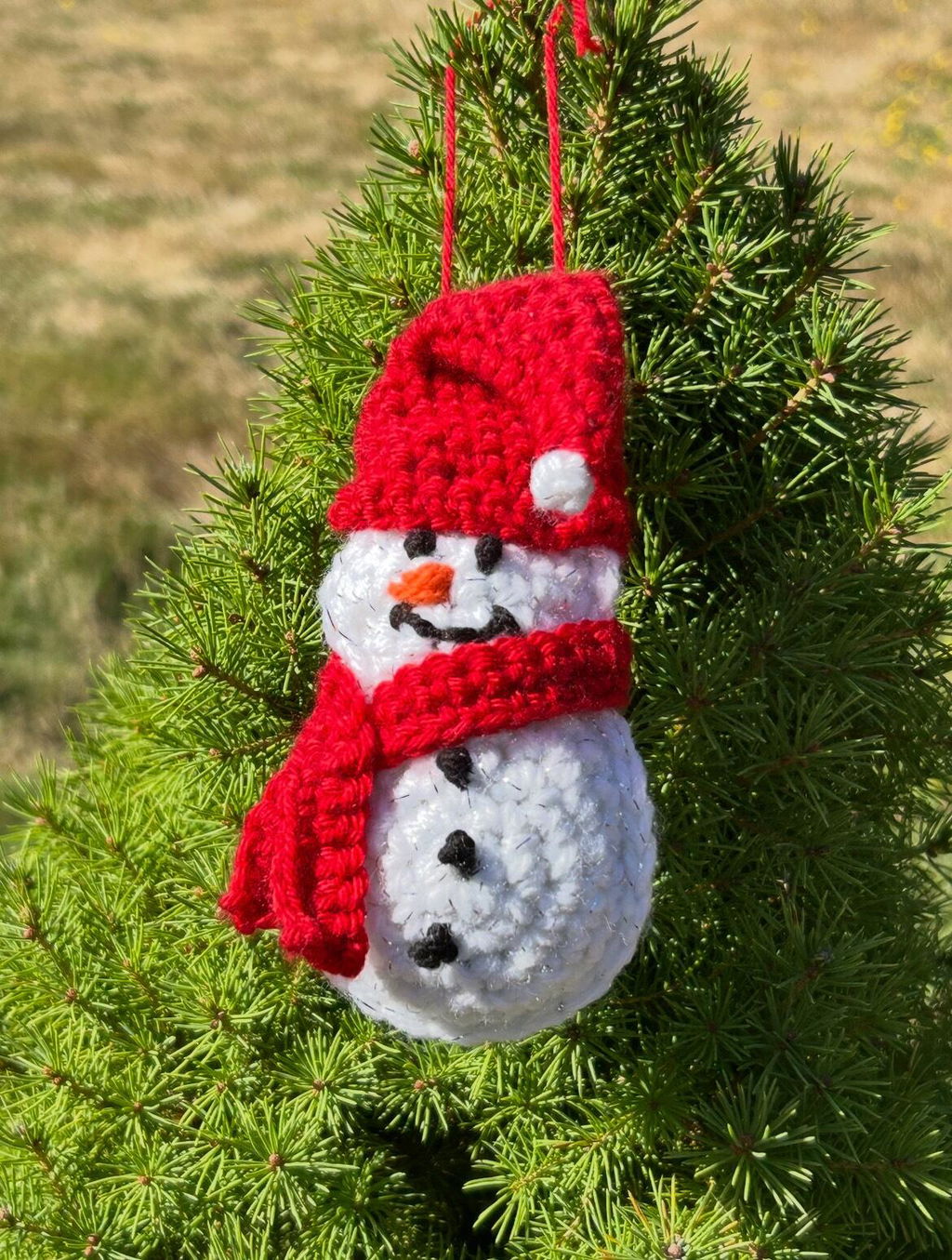 * vintage ornament SET ୨୧ 可愛い雪だるまさん ＆ ウサ Snowman Crochet Ornament Kit – Mary Maxim