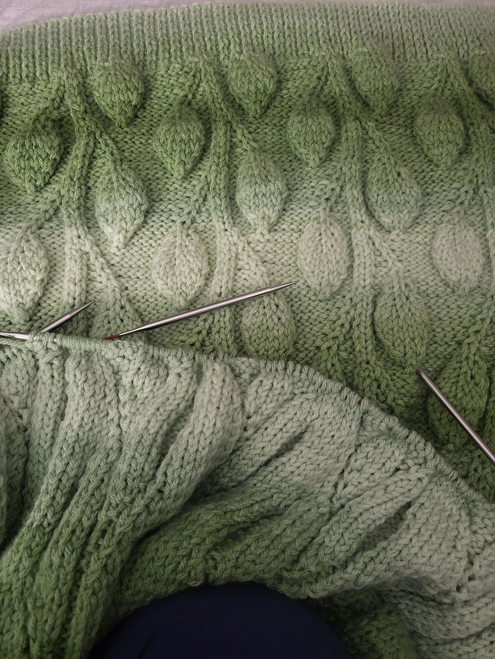 Climbing Vines Knit Afghan – Mary Maxim