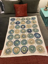Scallops and Lace Throw