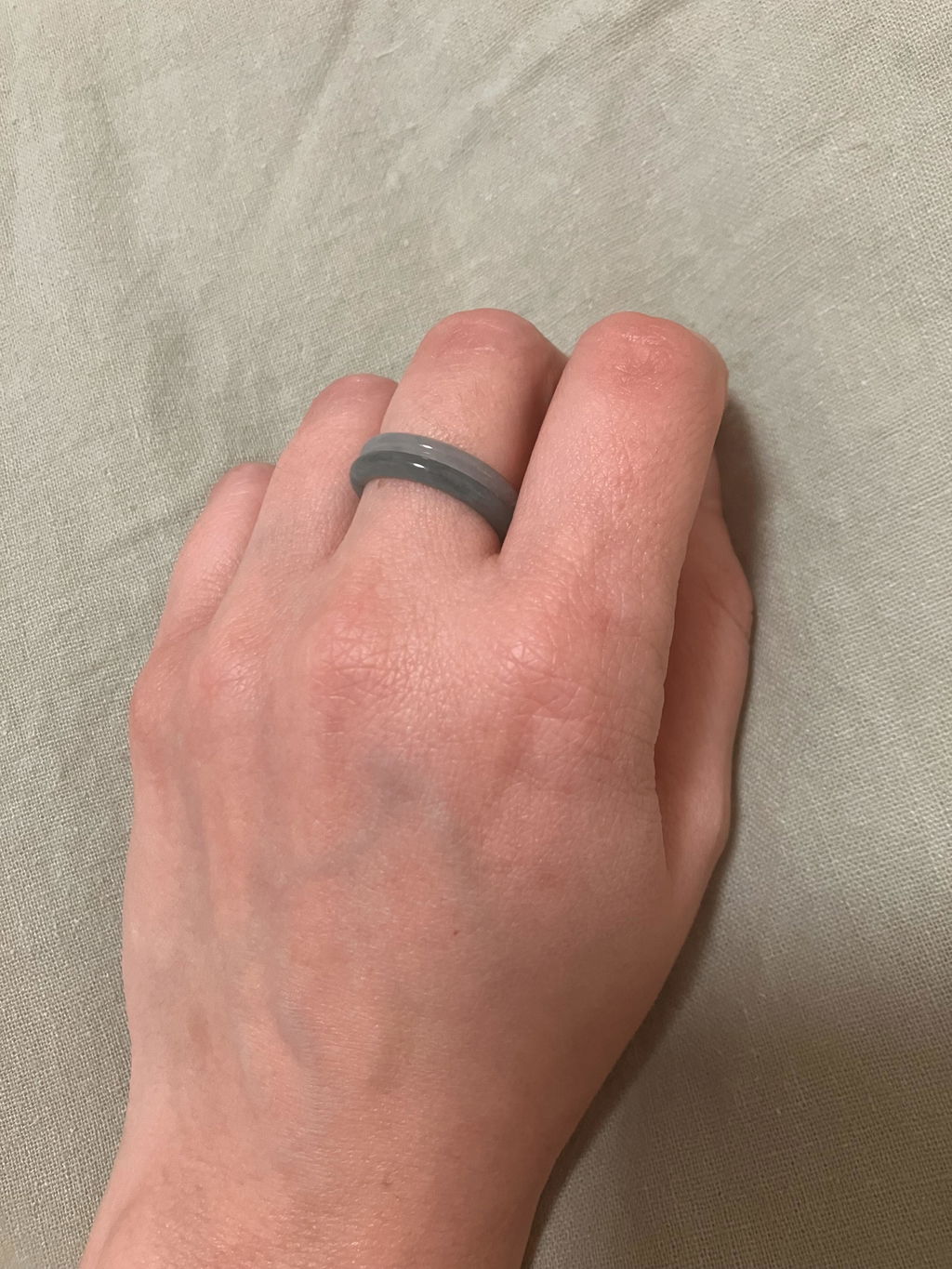 Sereniti Light Green Jadeite Jade Ring
