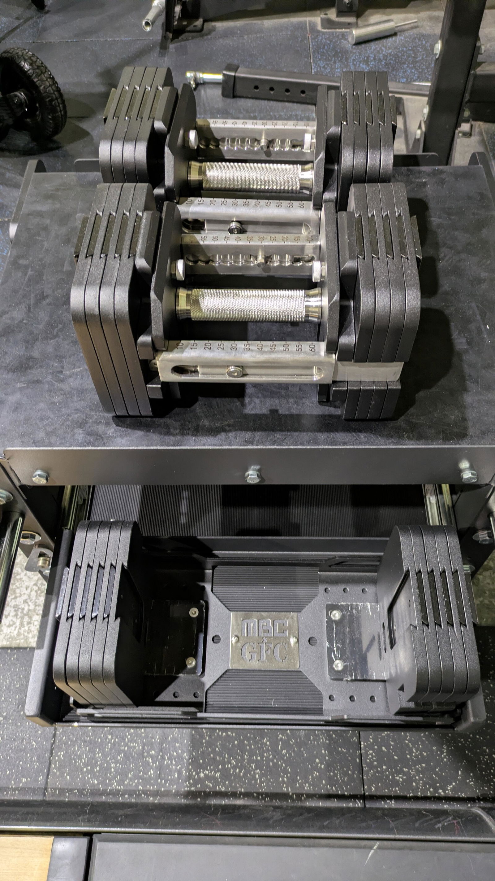 MBC×GFC デュアルアジャスタブルダンベル 35kg 2個セット — MBC POWER SHOP