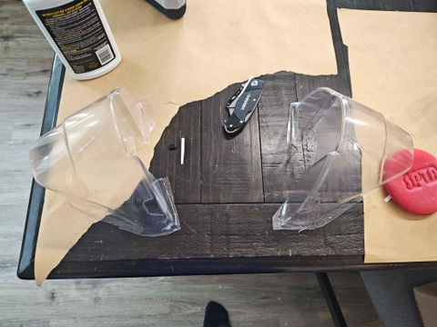 Vacuum Formed Lens - Halo Helmets