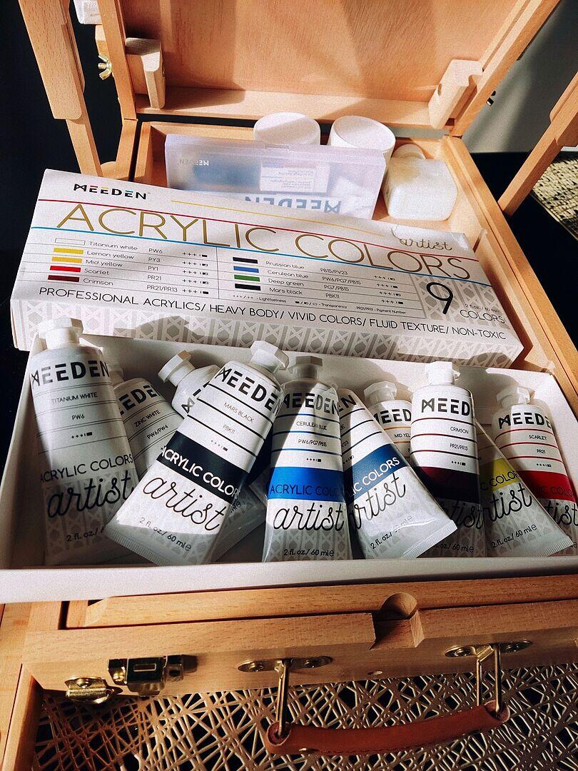 MEEDEN Professional Artist Acrylic Painting Set - MEEDEN ART