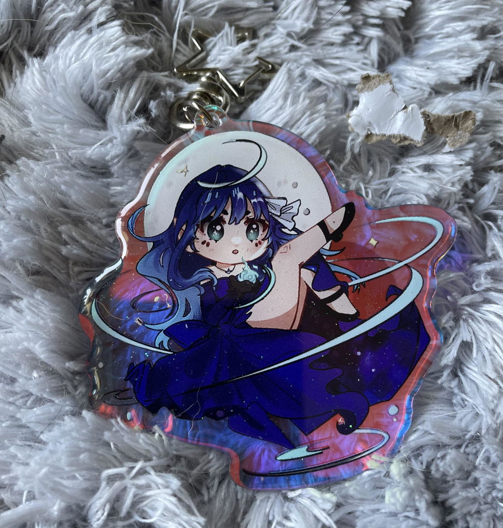 Custom Rainbow Acrylic Keychains/Charms