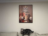 Memorpaw Hand-Painted Royal Pet Portrait Dress-up Oil Painting