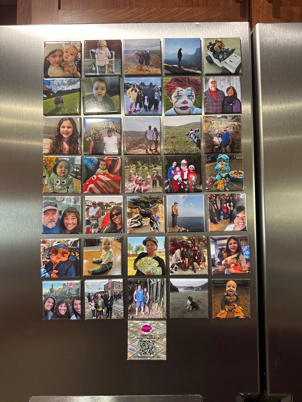 Set of 9 - High Quality Custom Photo Magnets