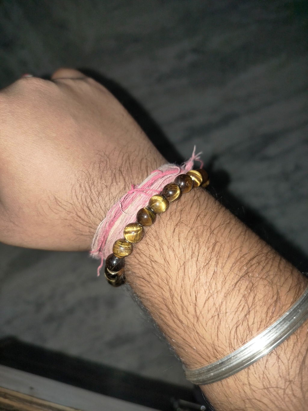 Courageous Tiger Eye Natural Stone Bracelet