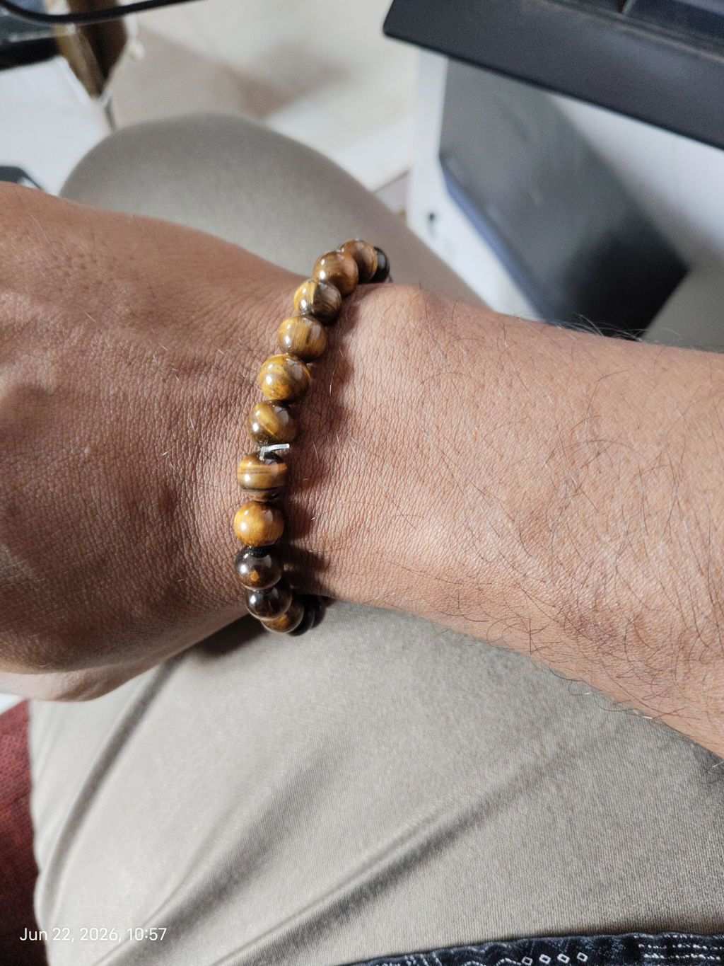 Courageous Tiger Eye Natural Stone Bracelet