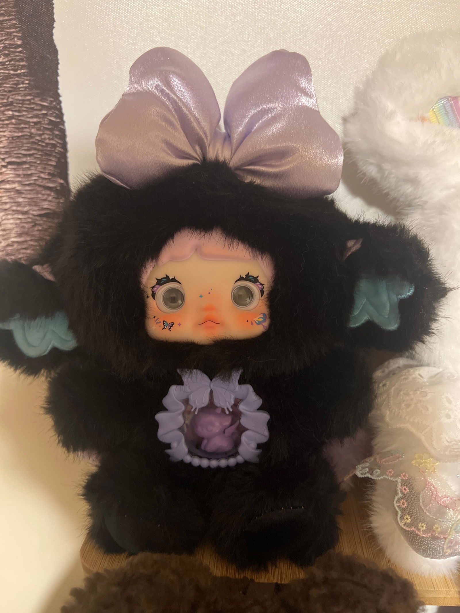 SKULLPANDA × Wednesday Plush（Classic Dress Version）