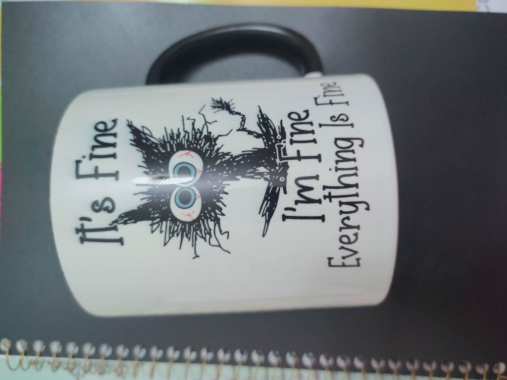 It's Fine I'm Fine Everything Is Fine Mug