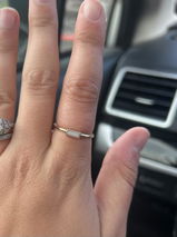Tide Rectangle Ring