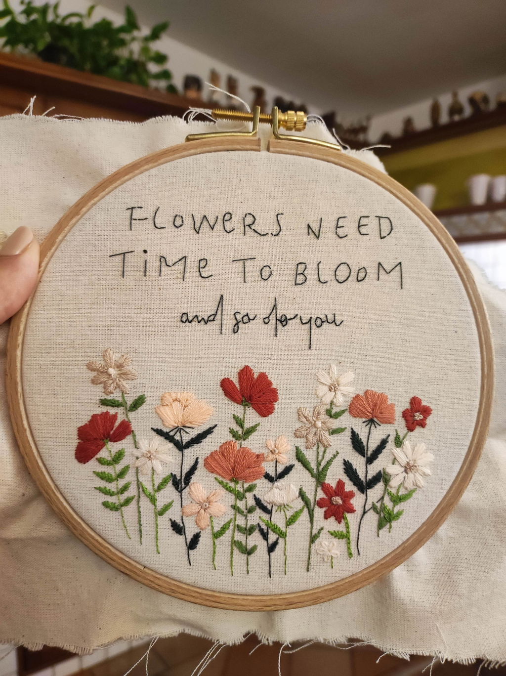 Flowers That Bloom Embroidery Pattern