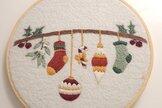 Deck the Halls Embroidery Pattern with Instructions || Digital Download