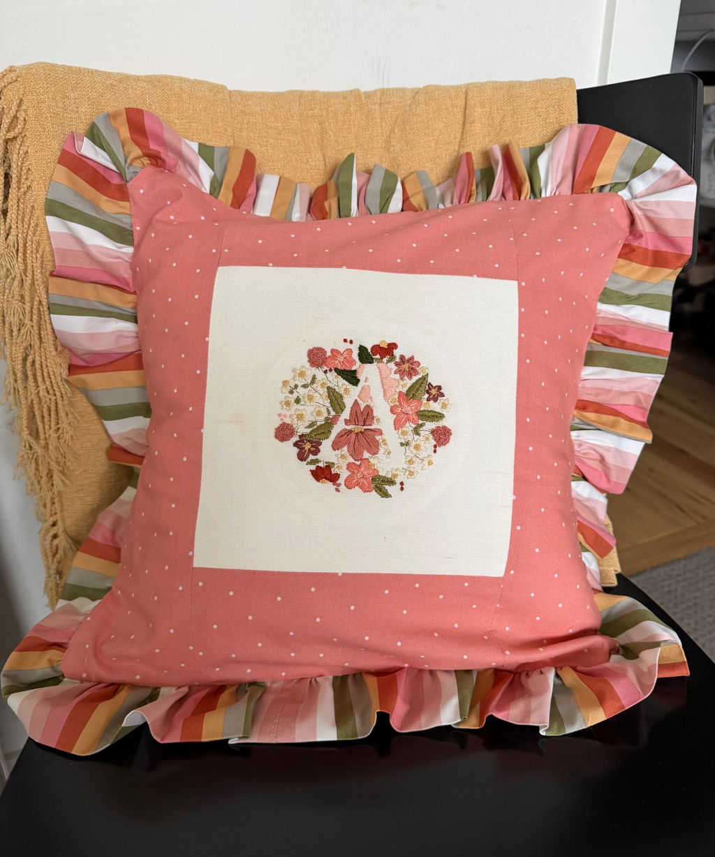 Alphabet Bloom Embroidery Pattern Bundle