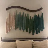 Arcadia Wall Art Macrame Wood for Boho Wall Decor Home U44