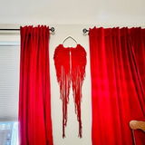 Macrame Angel Wings Halloween Decor for Halloween Wall Decor W53