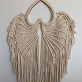 Macrame Angel Wings Halloween Decor for Halloween Wall Decor W53