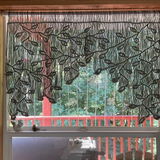 Macrame Curtain for Boho Room Divider and Privacy Screen C02