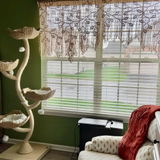Macrame Curtain for Boho Room Divider and Fiber Art Decor C10