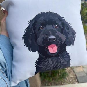 Custom Pet Pillow - Pet Photo + Name