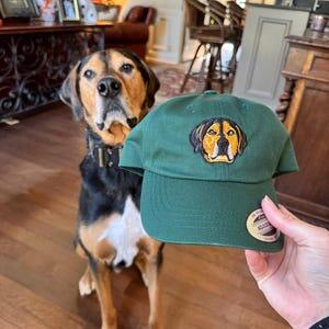 Delaney's embroidered pet hat