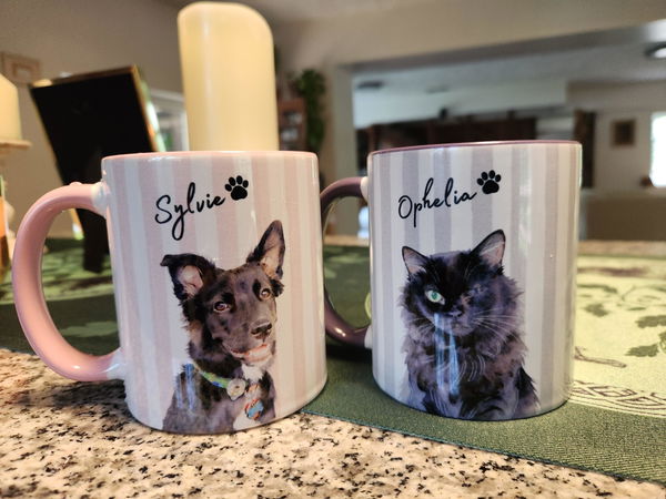 Rosie's pet mugs