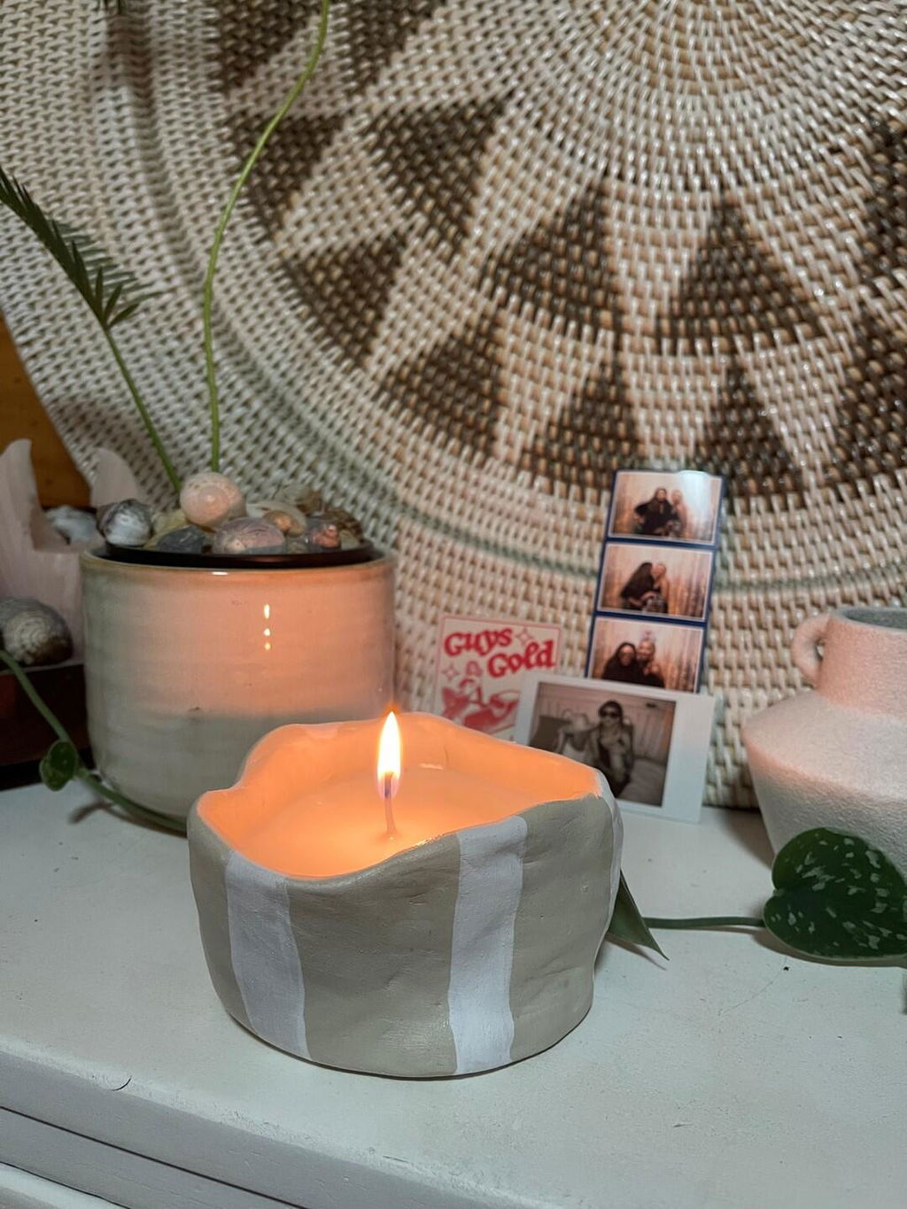 Candle & air-dry pottery making kit
