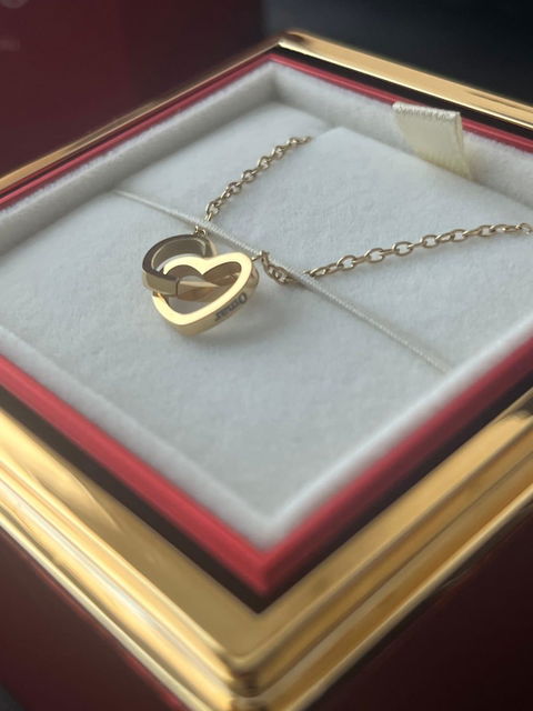 Coffret Rose Éternelle et Collier Personnalisé