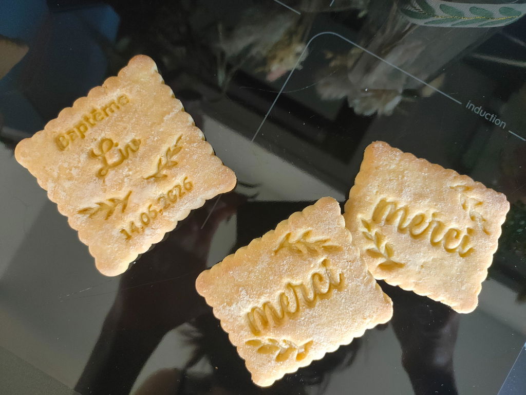 Emporte-pièce personnalisé Baptême - Biscuits personnalisés - Carré