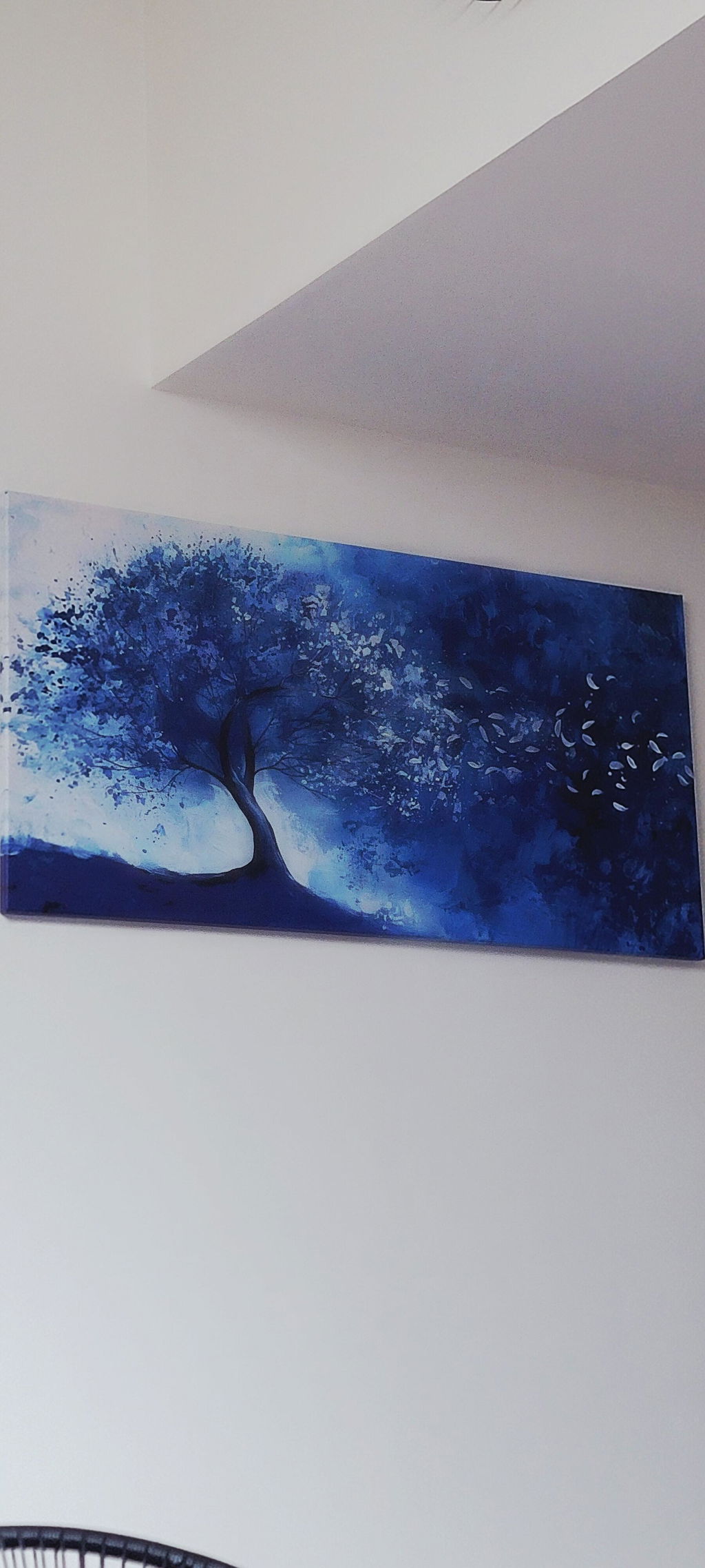 Tableau Arbre de Vie Bleu