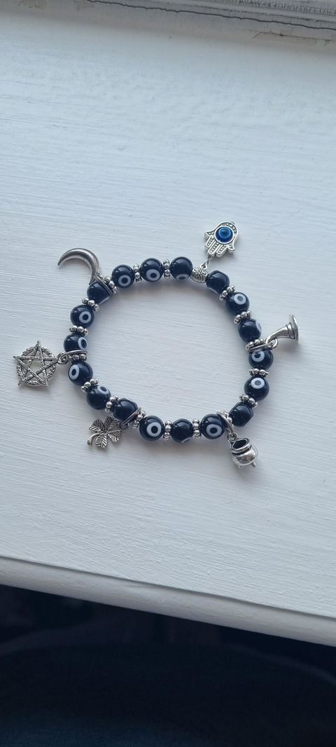 Hex Deflection Charm Bracelet