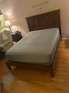 Full Size Mansion Bed In Cherry Finish
