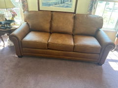 393 Series Leather Sofa