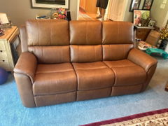 Henry Power Reclining Sofa With Adjustable Headrest And Lumbar