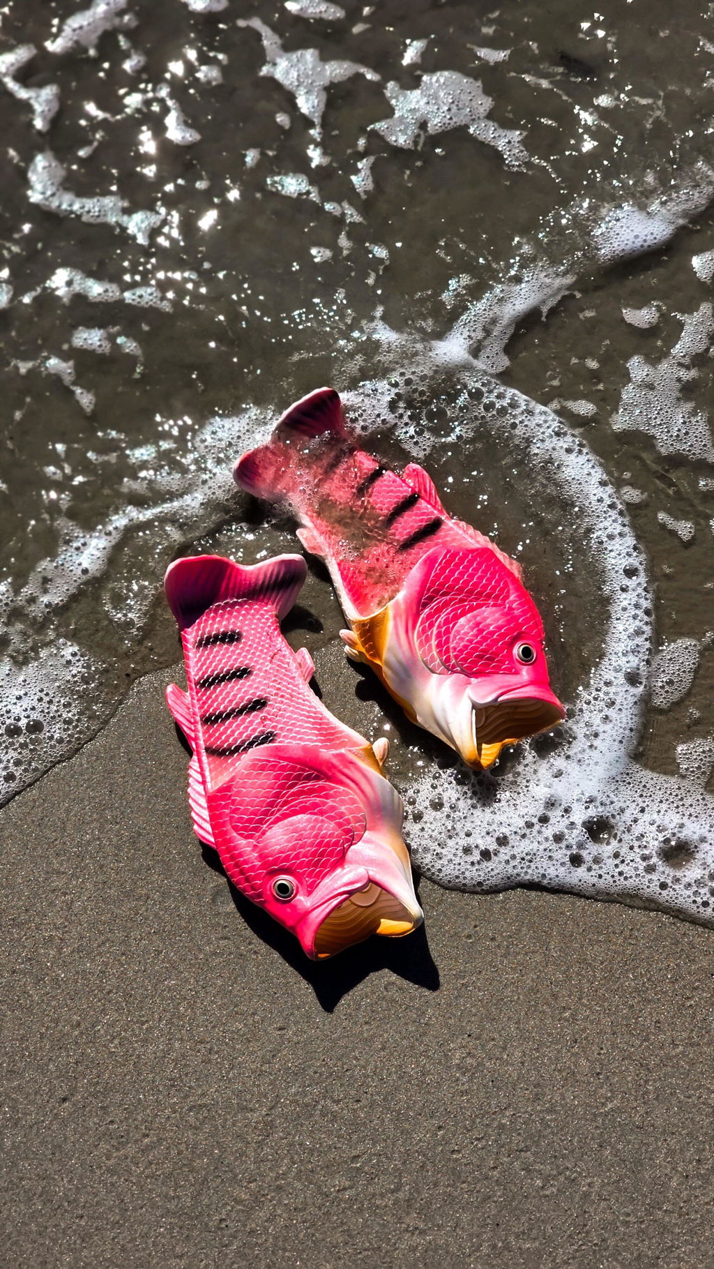 Pink Salmon| Fish Flip Flop Slops/ Slippers