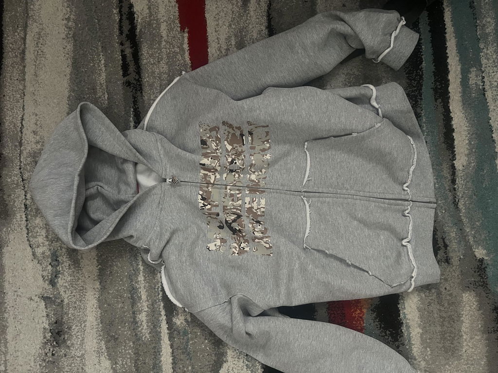 MONEY CALLING FLATLOCK ZIP GRAY MELANGE