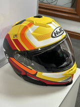 Casco Integral HJC I71 Viz MC3SF Amarillo Naranja
