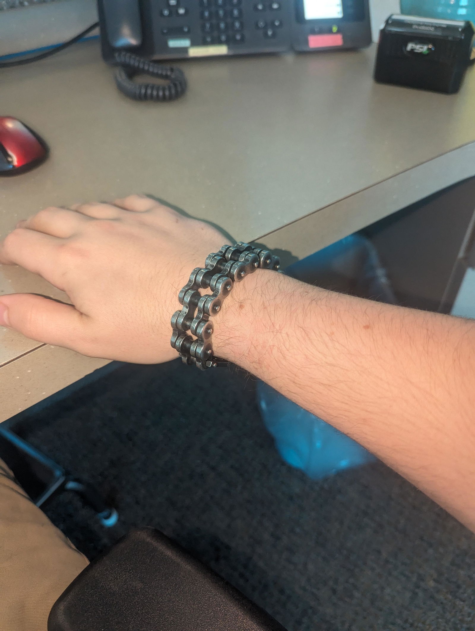 Motorcycle Chain Bracelet - Weathered Finish - Moto Loot