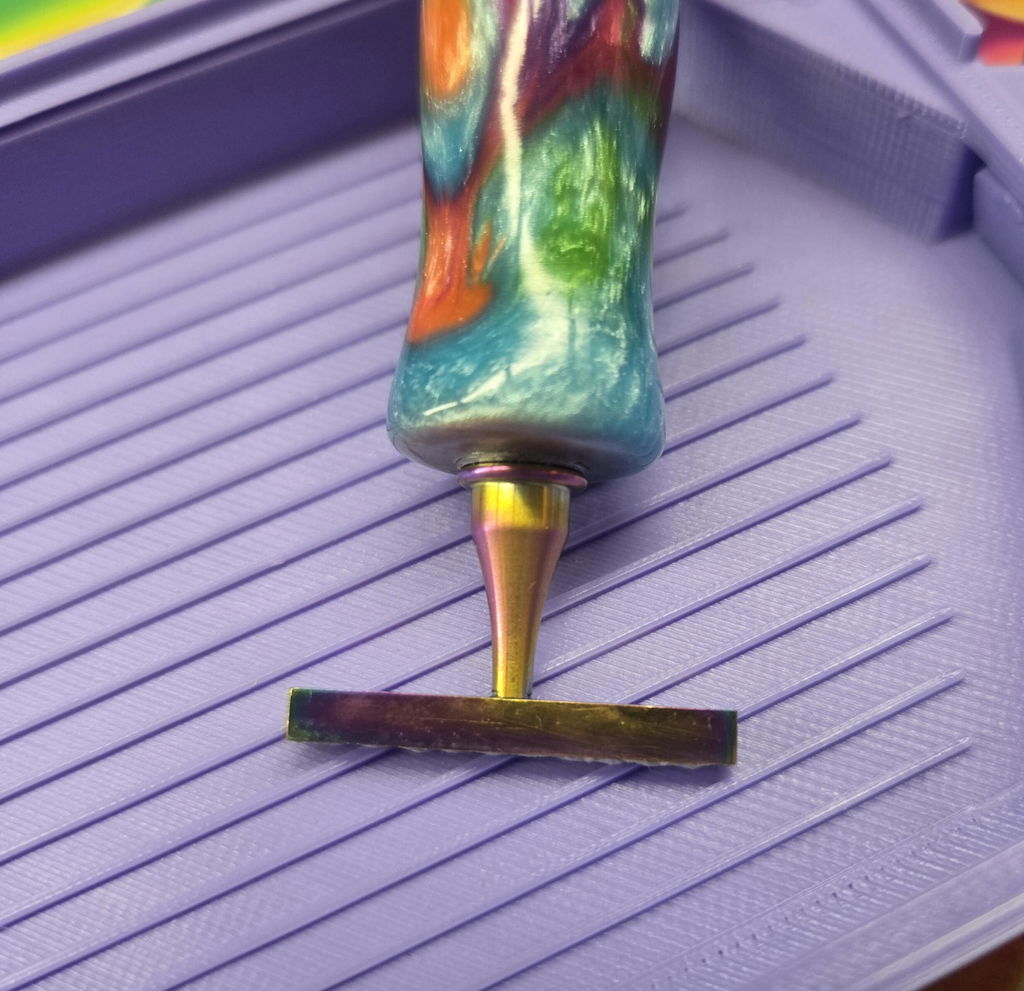 RAINBOW Thin Screw In Metal Multi-Placer Tips (Individual) For Diamond Painting Pens