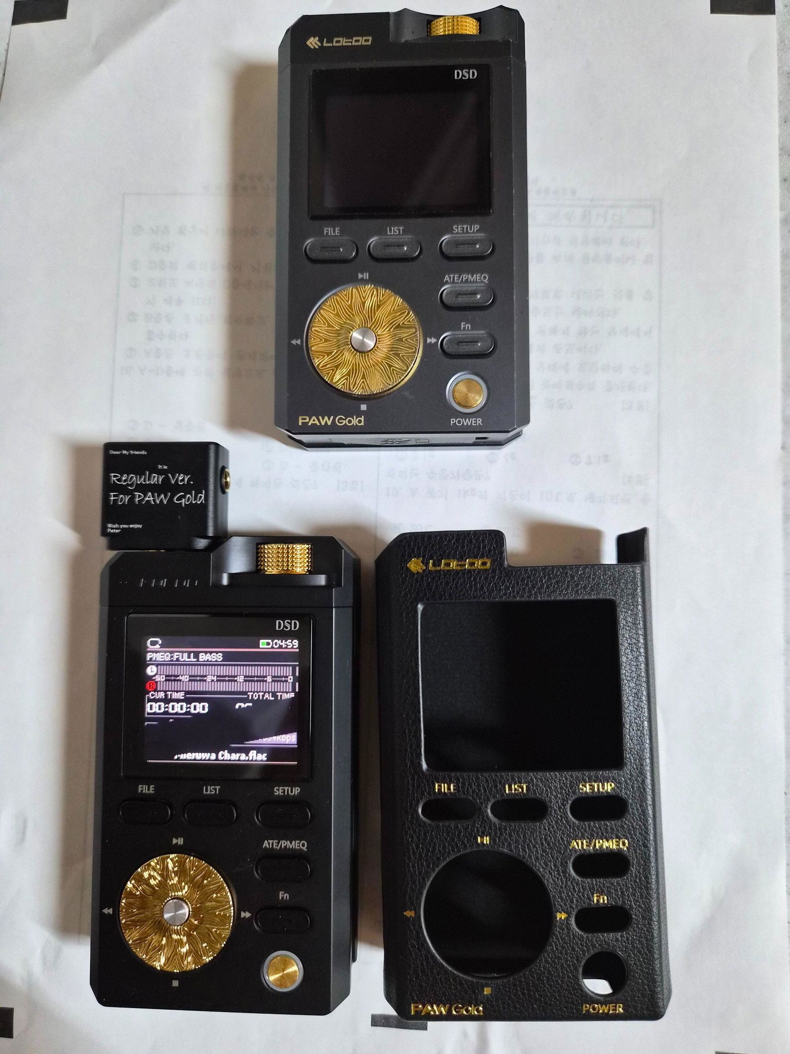 Lotoo PAW Gold 10th Anniversary Limited Edition with free Type C