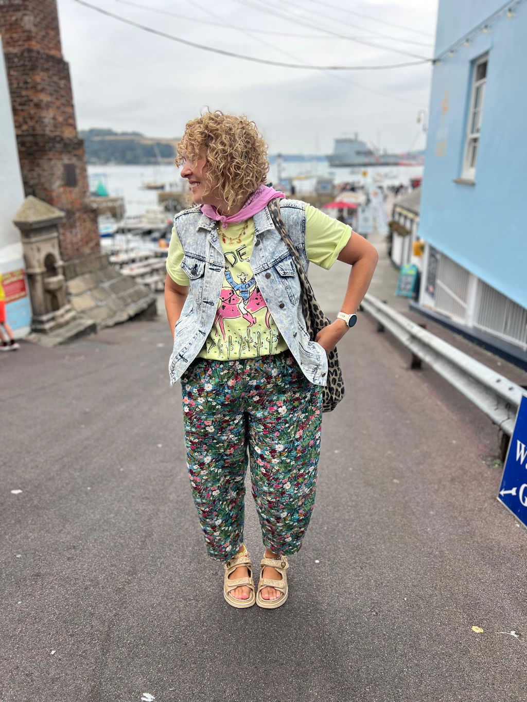 Peggy Linen Trousers – Spring Floral | Mutha.Hood